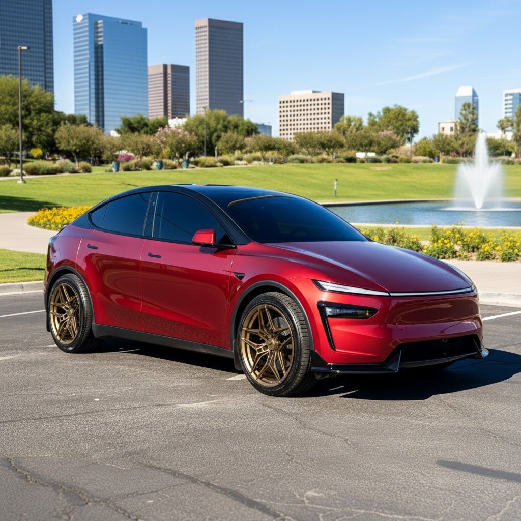 Tesla Model Y Juniper Wheel Fitment Guide: 21x9.5 and 21x10.5 Daily Setup - Gem Motorsports