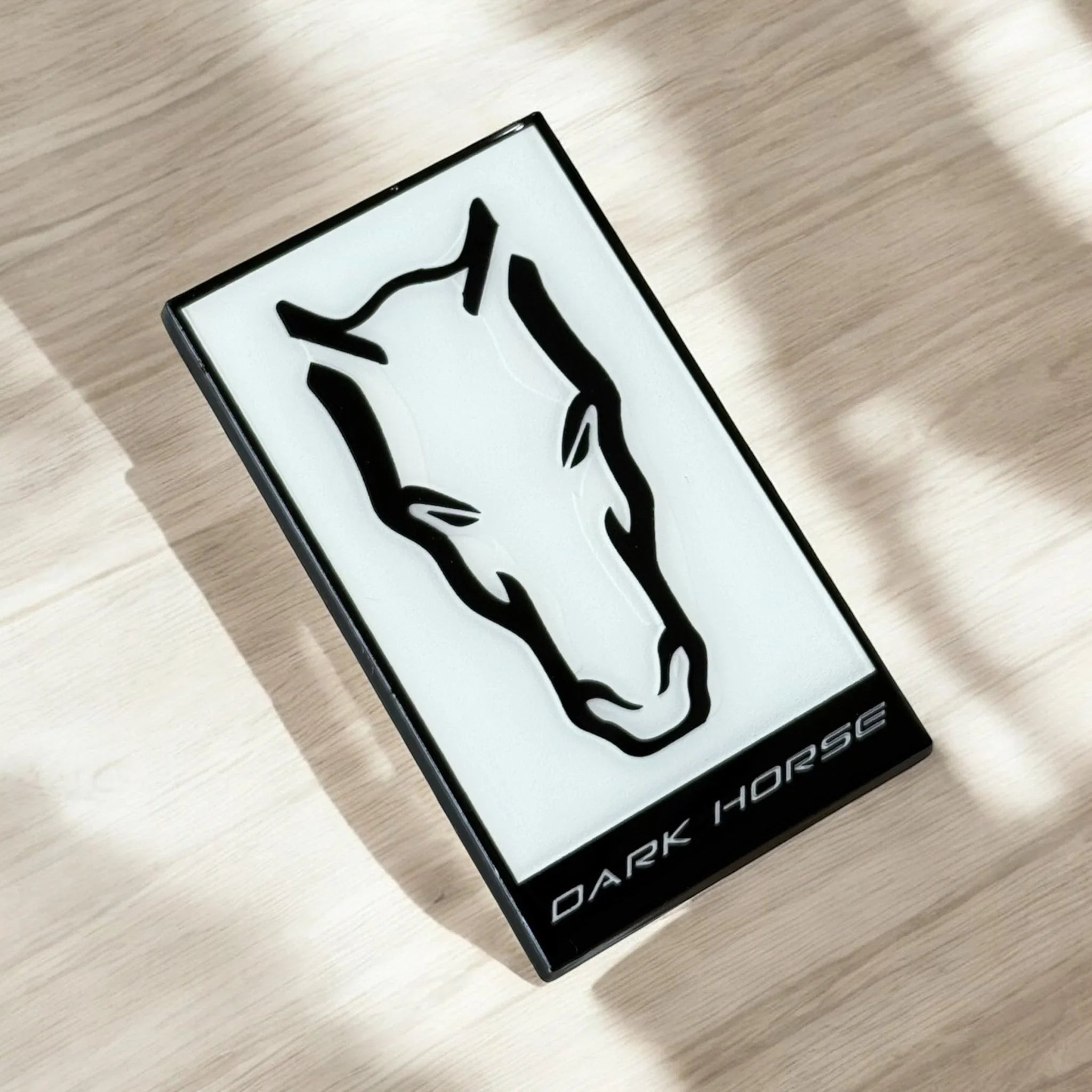 Grill Badge or Decklid Dark Horse logo Emblem S650 Mustang GT S650 - Gem Motorsports