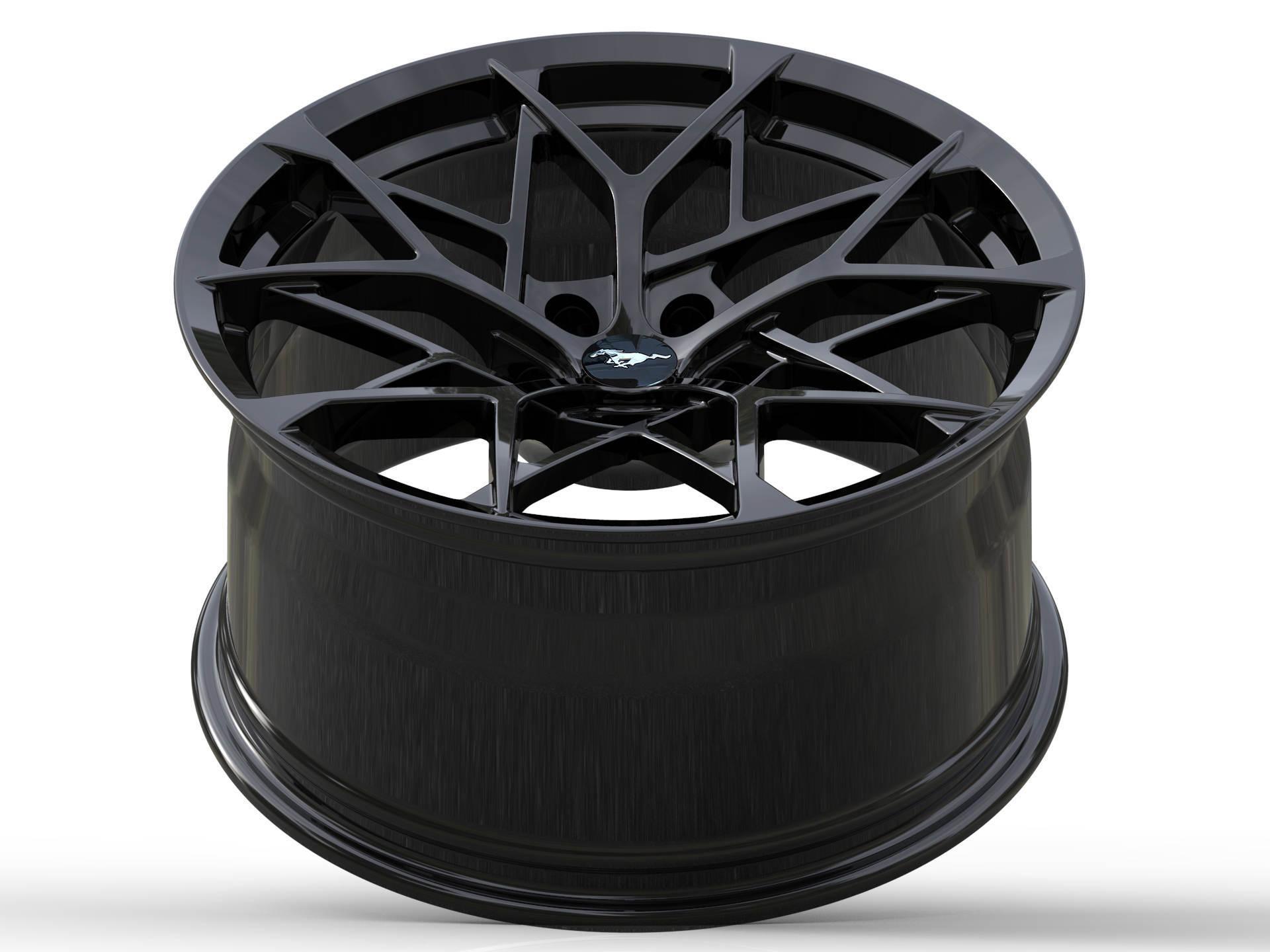 Forged Mach 1 Style wheels 19x10 / 19x11 for Ford Mustang GT, ECO, V6 - Gem Motorsports