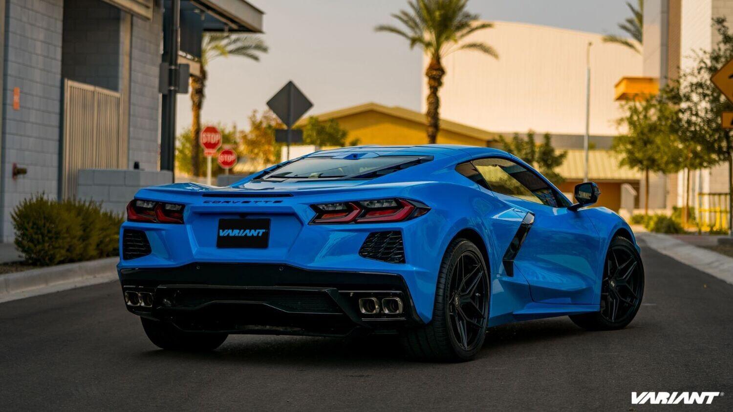 Variant Xenon wheels 19x8.5 / 20x11 for C8 Corvette Base / Stingray / Z51 - Gem Motorsports
