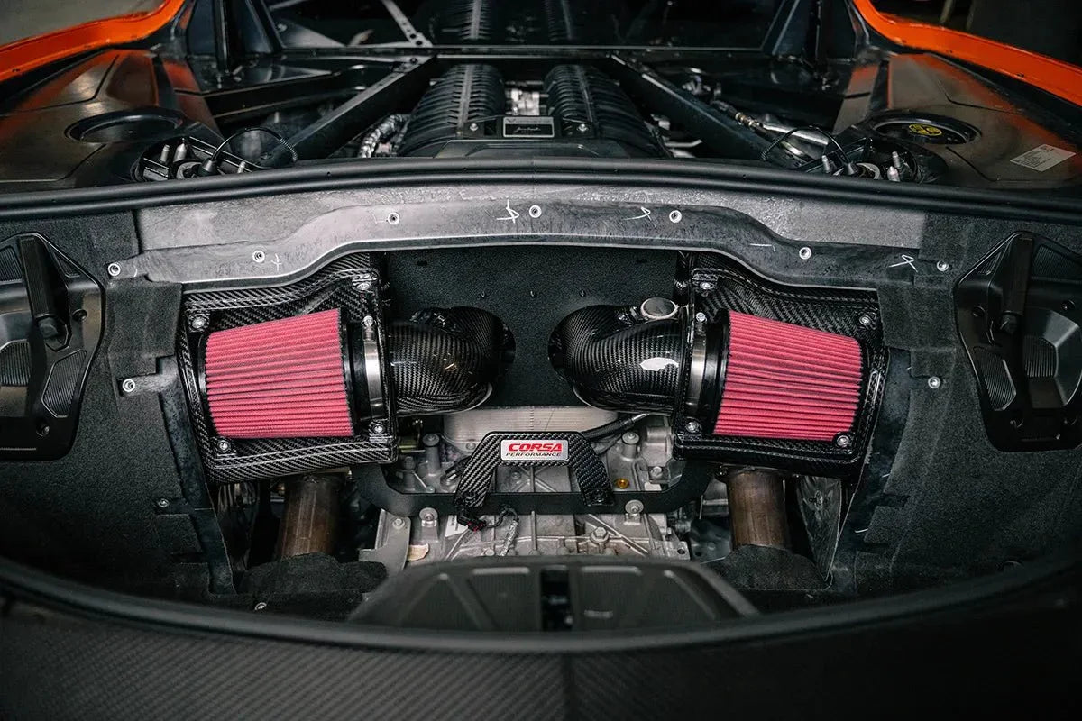 C8 Corvette Z06 Corsa Carbon Fiber Air Intake 5.5L | Gain HP | 44012D - Gem Motorsports