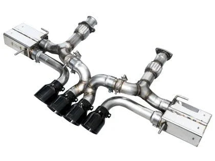 AWE 2023+ C8 Corvette Z06 SwitchPath Cat - Back Exhaust - Diamond Black Tips - Gem Motorsports