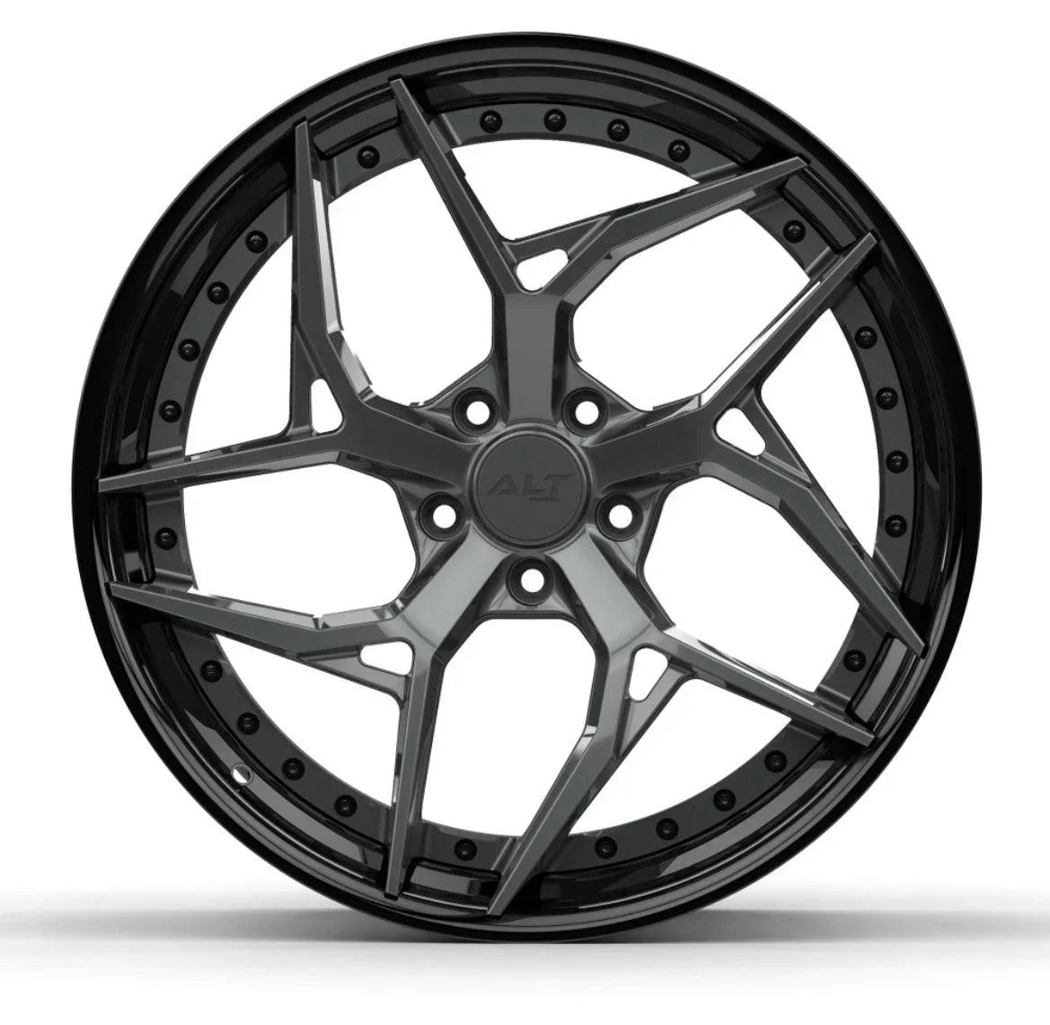 DL12 2-Piece Forged wheels 20x9 / 21x12 for C8 Corvette Z51 - Gem Motorsports