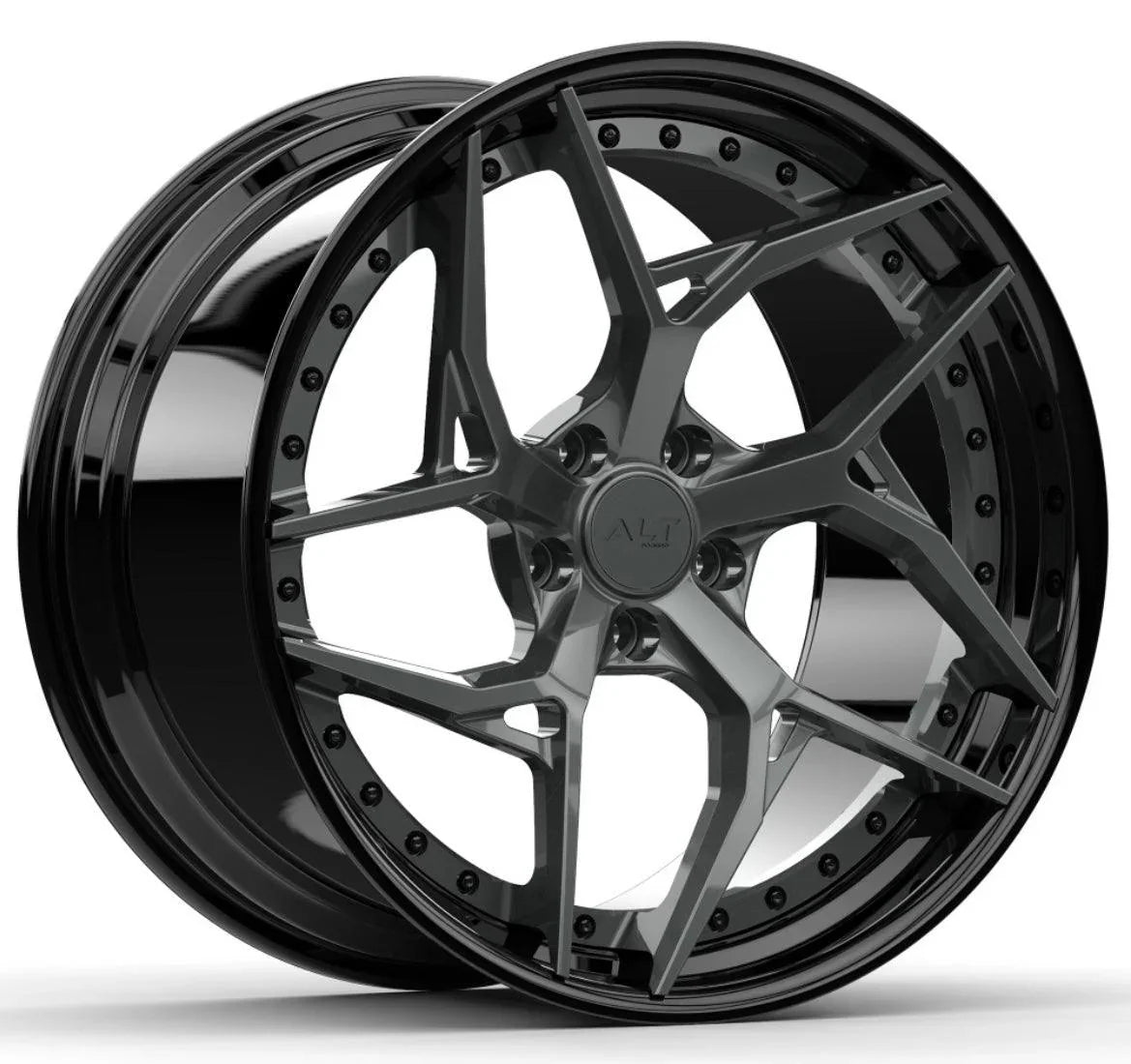 DL12 2-Piece Forged wheels 20x9 / 21x12 for C8 Corvette Z51 - Gem Motorsports