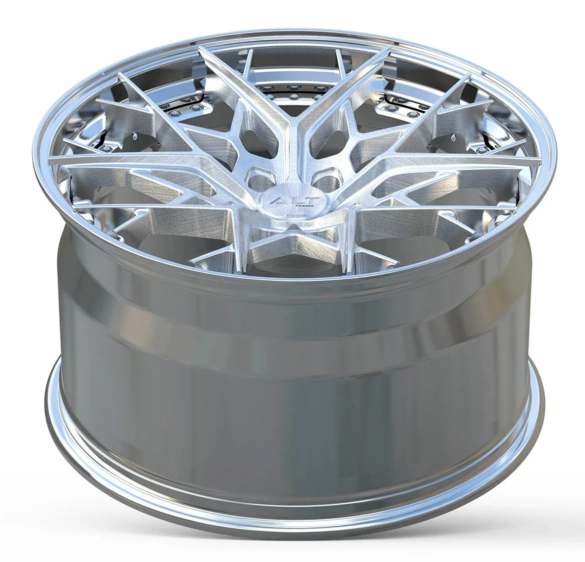 DL15 2 - Piece Forged wheels 19x8.5 / 20x11 for C8 Corvette Stingray / Z51 / Base - Gem Motorsports