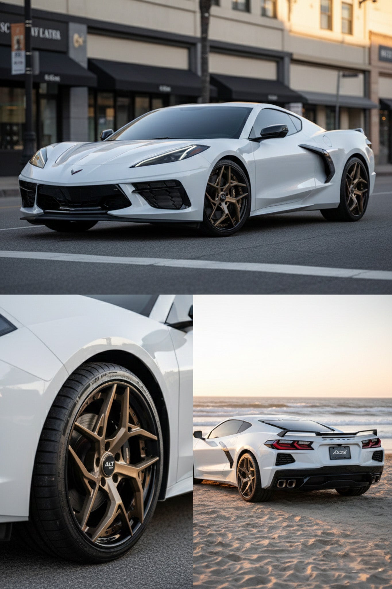 DL12 2 - Piece Forged wheels 19x8.5 / 20x11 for C8 Corvette Stingray / Z51 / Base - Gem Motorsports