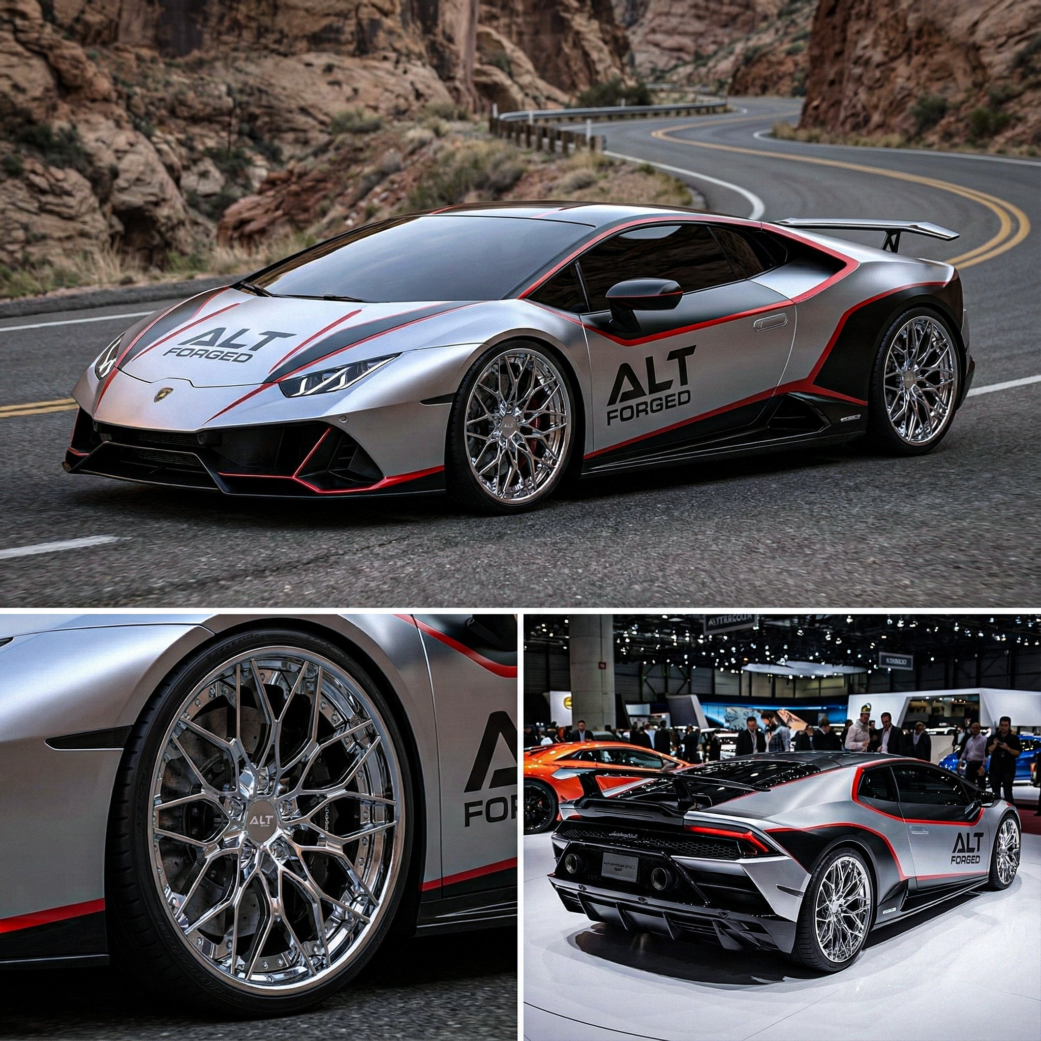 ALT DL - 28 Forged 20x9 / 21x12 wheels for Lamborghini Huracan EVO LP Tecnica - Gem Motorsports