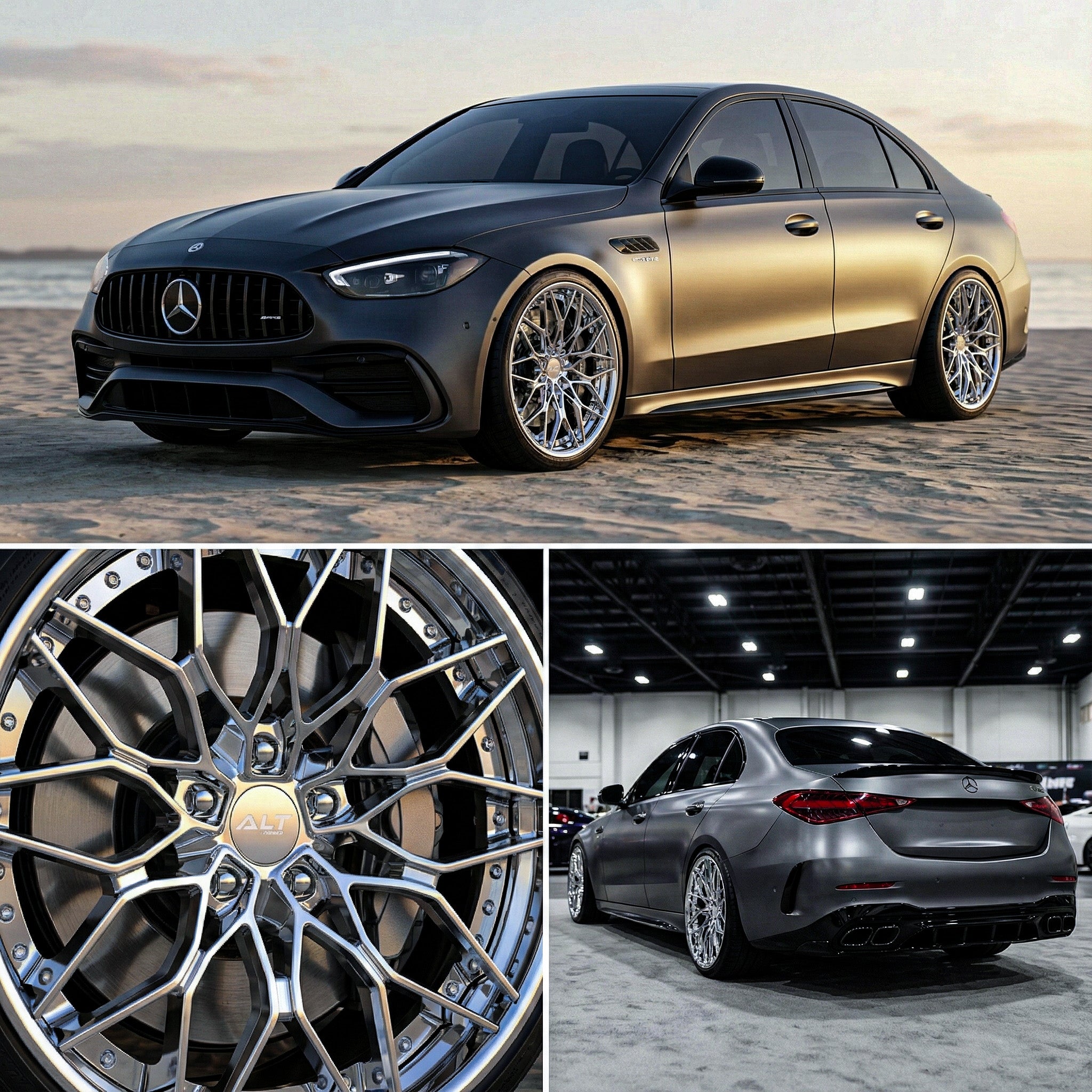 ALT DL - 28 Forged 19x8.5 / 19x9.5 wheels for Mercedes C43 AMG - Gem Motorsports