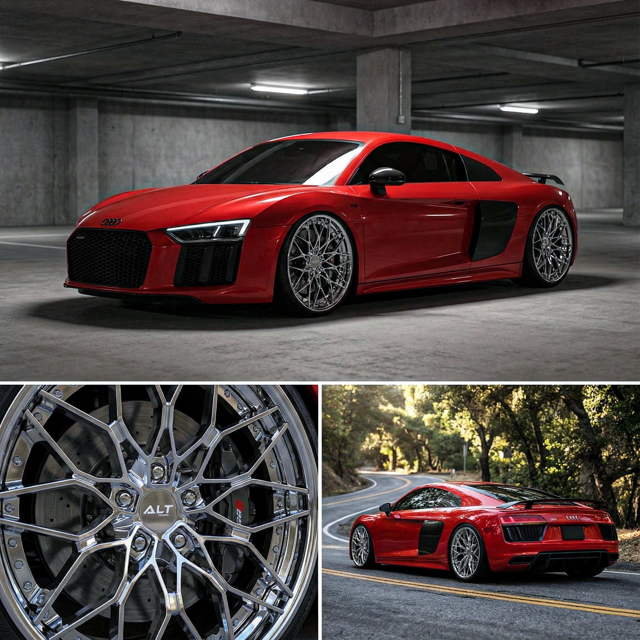 ALT DL - 28 Forged 20x9 / 21x12 wheels for Audi R8 - Gem Motorsports