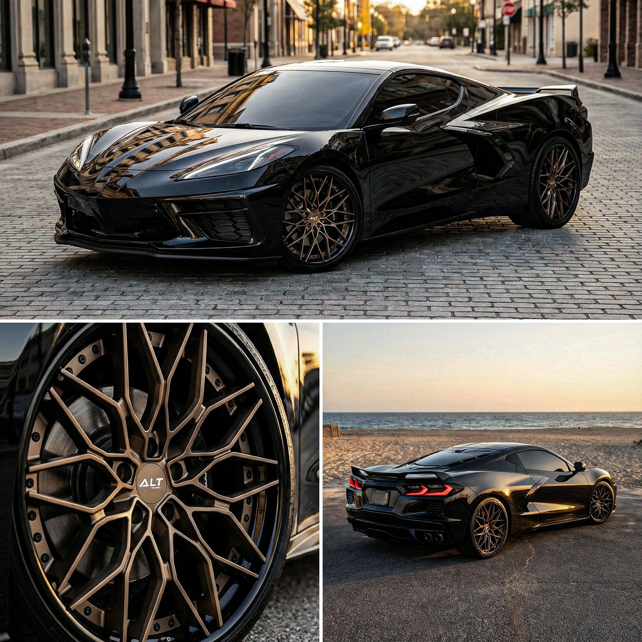 ALT DL - 28 Forged 20x9 / 21x12 wheels for C8 Corvette Stingray / Z51 - Gem Motorsports