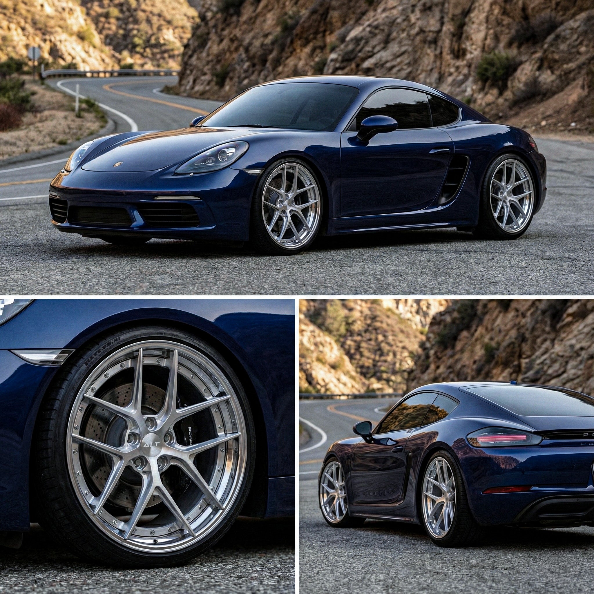 ALT DL - 5 Forged 20x8.5 / 20x11 wheels for Porsche Cayman - Gem Motorsports
