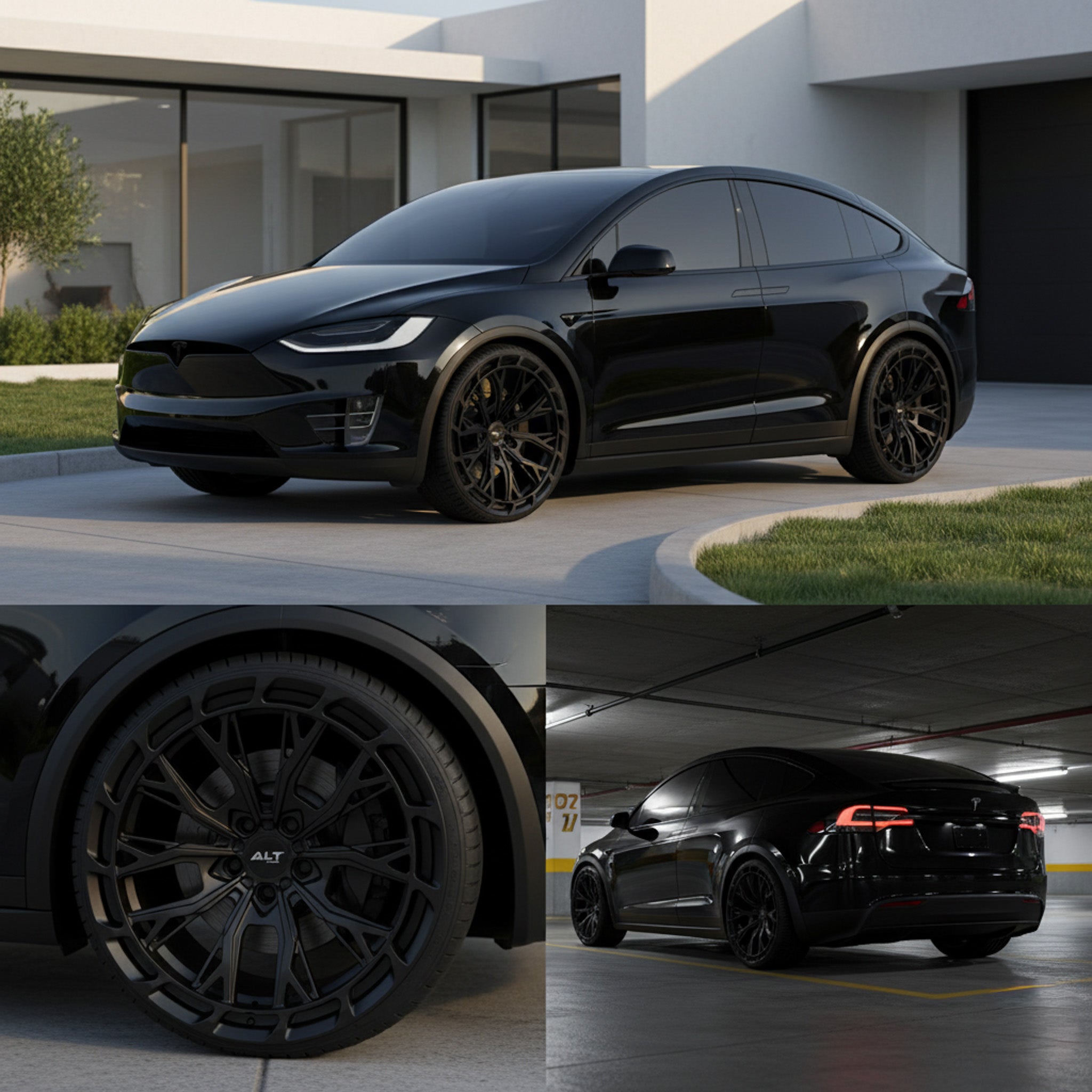 ALT RSL - 10R Forged 22x9.5 / 22x10.5 wheels for Tesla Model X - Gem Motorsports