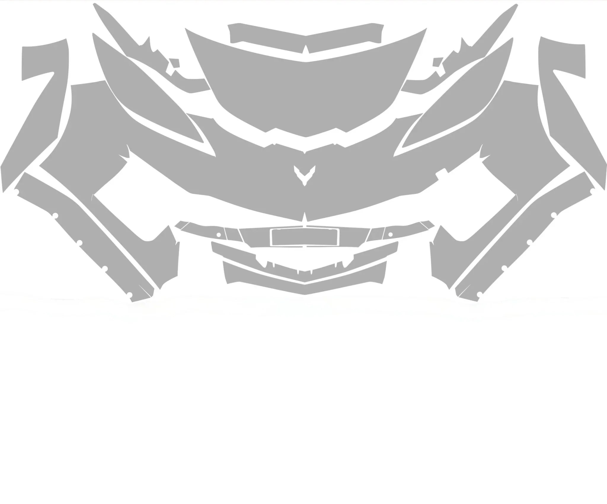 C8 CORVETTE Z06 COUPE / HTC FRONT PPF PRE - CUT / FRONT BUMPER PROTECTION - Gem Motorsports