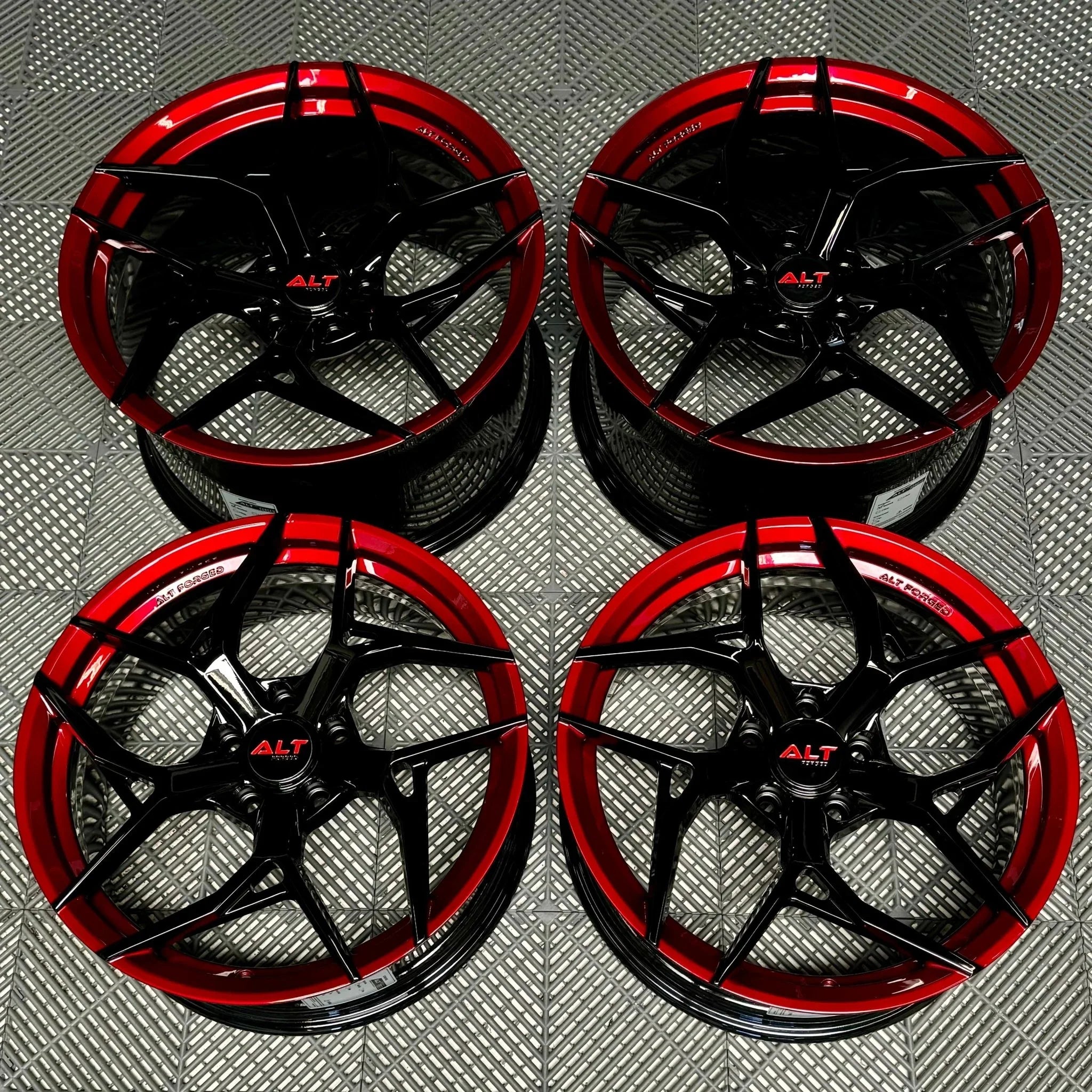 ALT12 Forged 20X10 / 21x13 wheels for C8 Corvette Z06 - Gem Motorsports