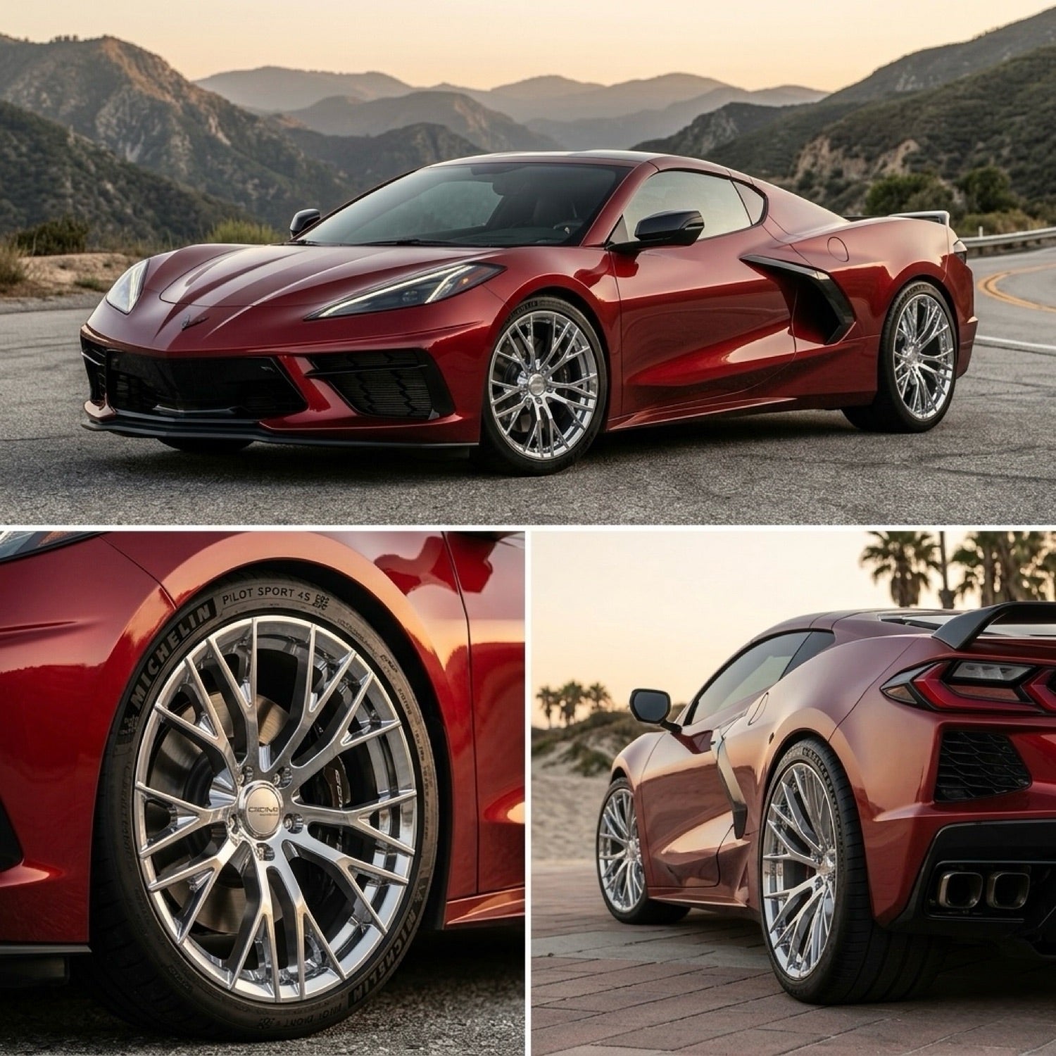 GEM G7Z Forged 19x8.5 / 20x11 wheels for C8 Corvette Z51 - Gem Motorsports