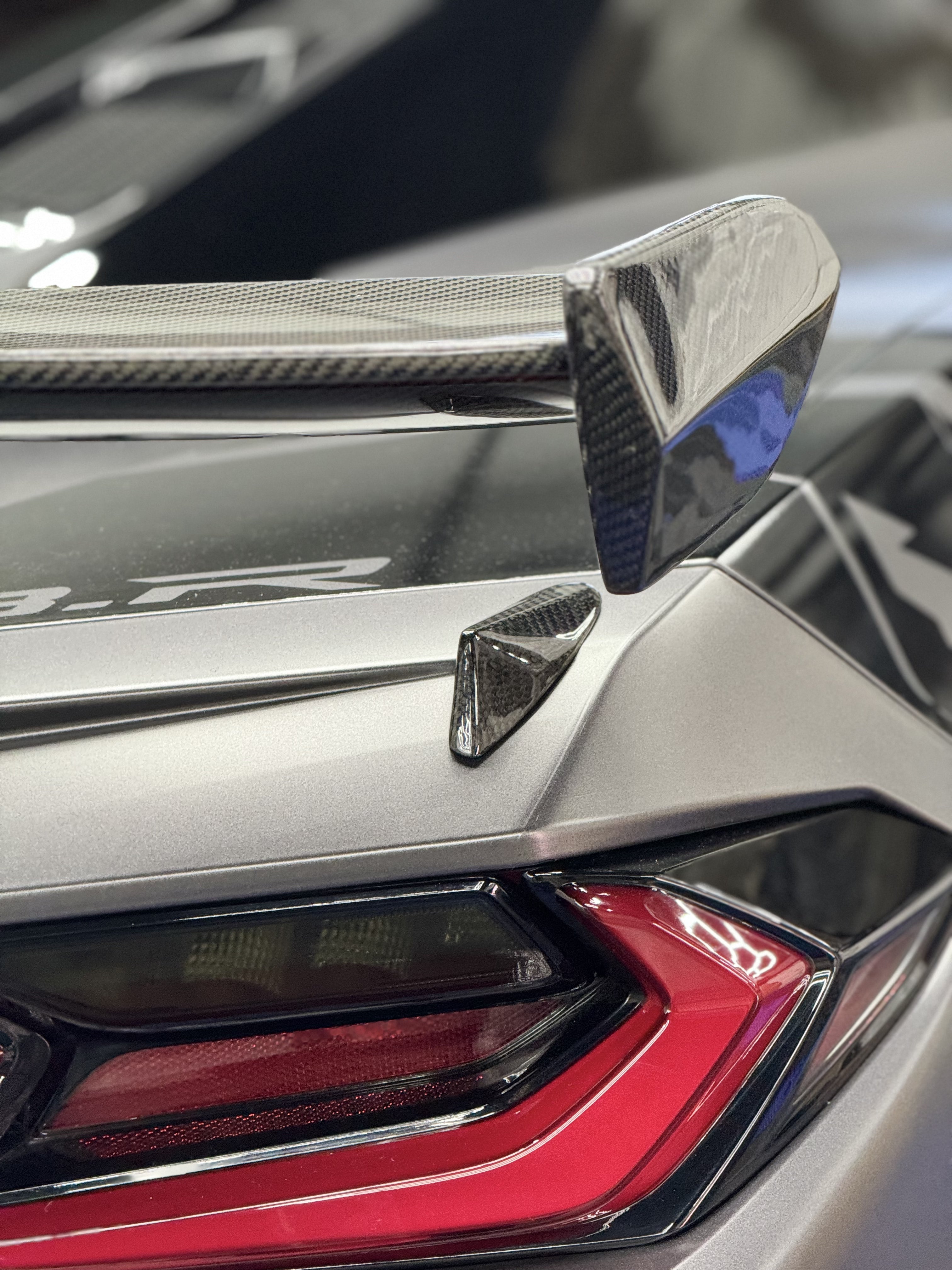 Pure Perf High Wing Carbon Fiber Z06 Style for C8 Corvette Base / Z51