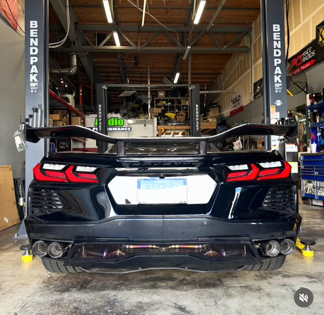 Pure Performance Gold Titanium Exhaust for C8 Corvette Base / Z51