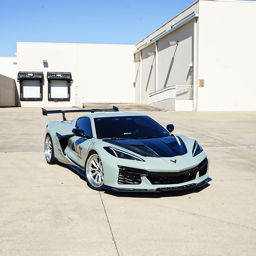 Pure Performance High Wing Carbon Fiber ZR1 ZTK CF Style for C8 Z06 / ZR1 - Gem Motorsports