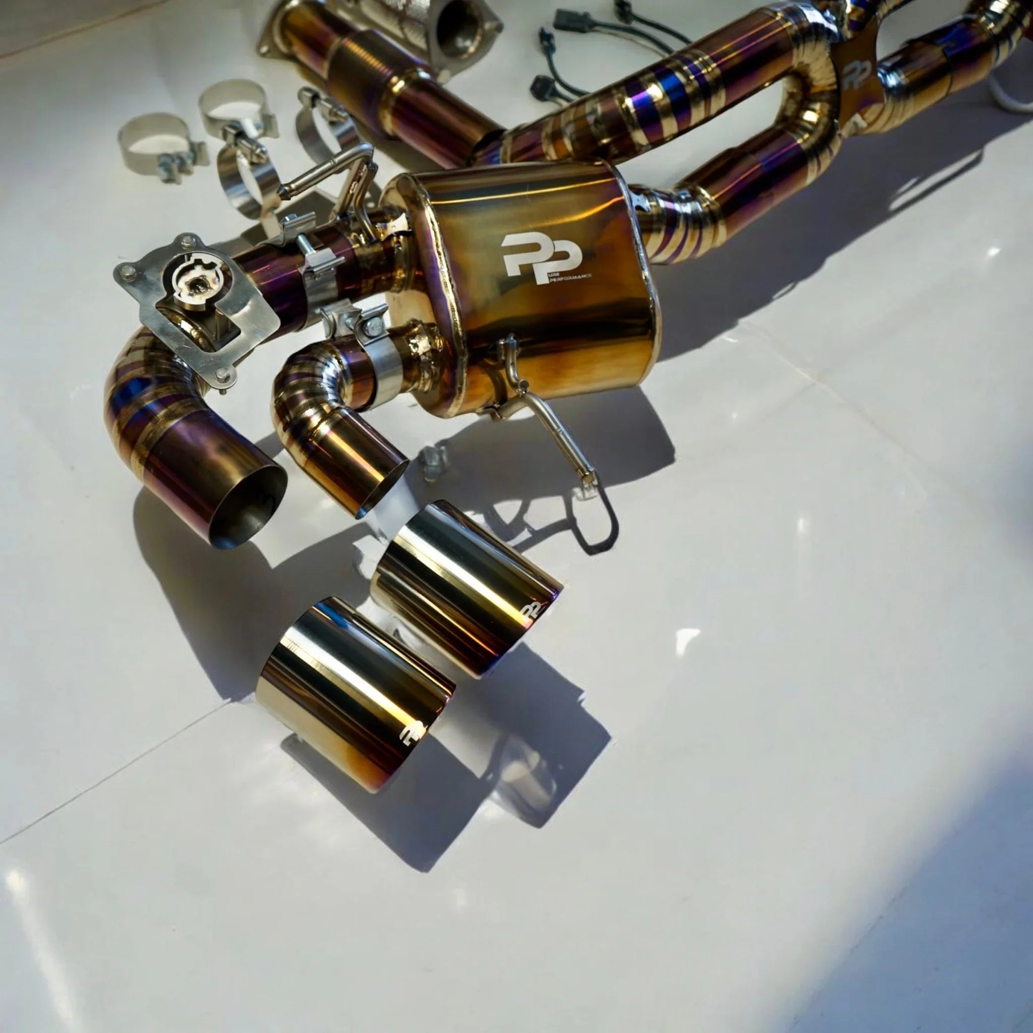 Pure Performance Titanium Exhaust for C8 Corvette Base / Z51 - Gem Motorsports