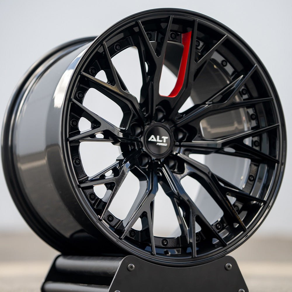 DL10 2 - Piece Forged wheels 21x9.5 / 21x10.5 for Tesla Model Y Juniper - Gem Motorsports