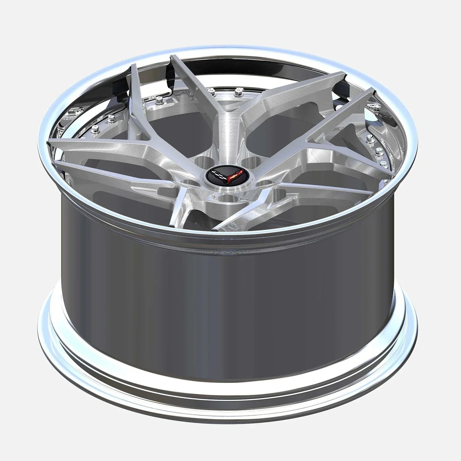 DL12 2-Piece Forged wheels 20x9 / 21x12 for C8 Corvette Z51 - Gem Motorsports