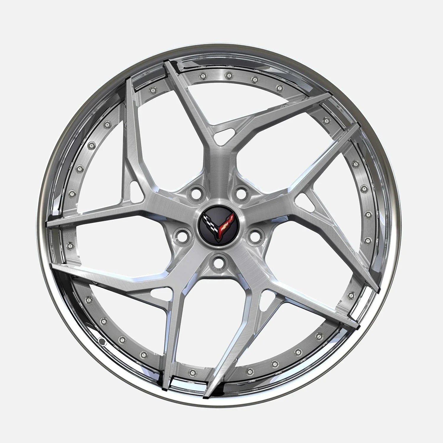 DL12 2-Piece Forged wheels 20x9 / 21x12 for C8 Corvette Z51 - Gem Motorsports
