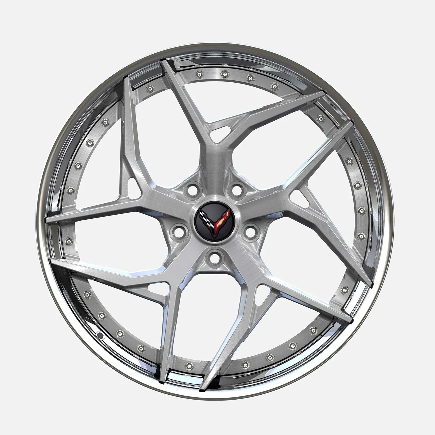 DL12 2-Piece Forged wheels 19x10 / 20x12 for C6 C7 Corvette Z06 Grand Sport - Gem Motorsports