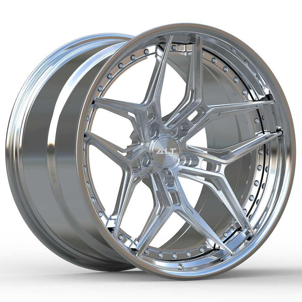 ALT DL18 2 - Piece Forged 19x8.5 / 20x11 wheels for C8 Corvette Stingray / Z51 - Gem Motorsports