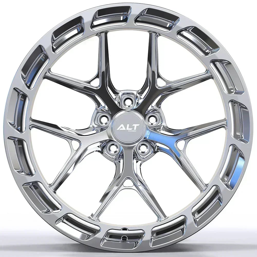ALT RSL - 5 Forged wheels 19x10 / 19x11 for Ford Mustang GT, Dark Horse S650 S550 - Gem Motorsports