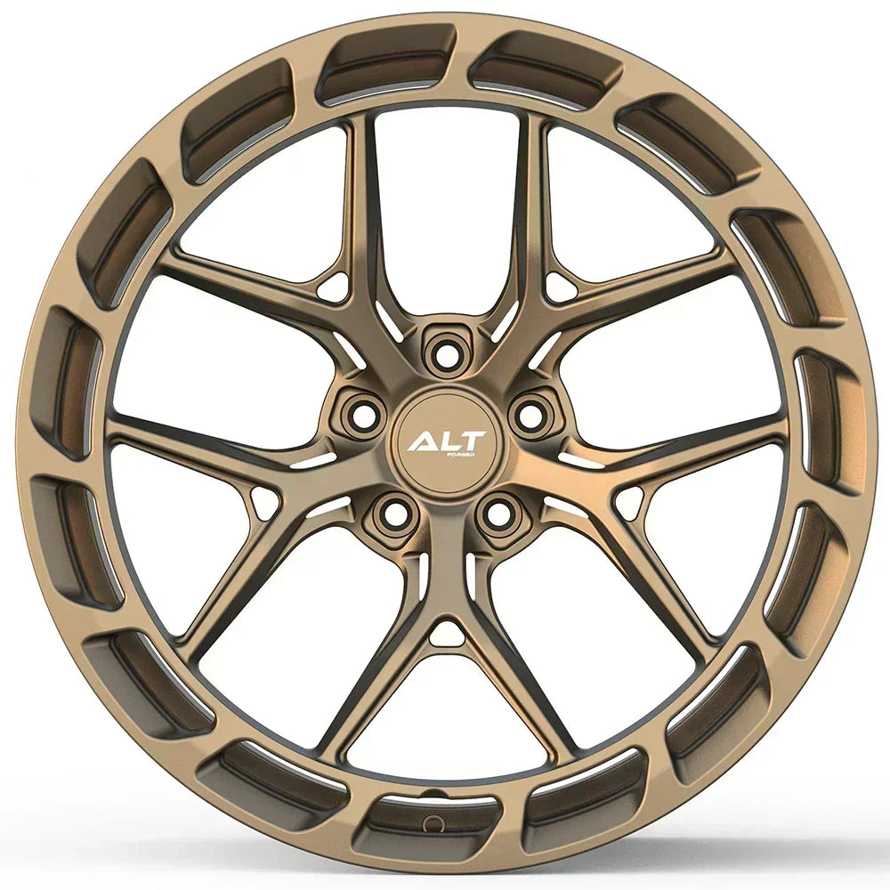 ALT RSL - 5 Forged wheels 19x10 / 19x11 for Ford Mustang GT, Dark Horse S650 S550 - Gem Motorsports