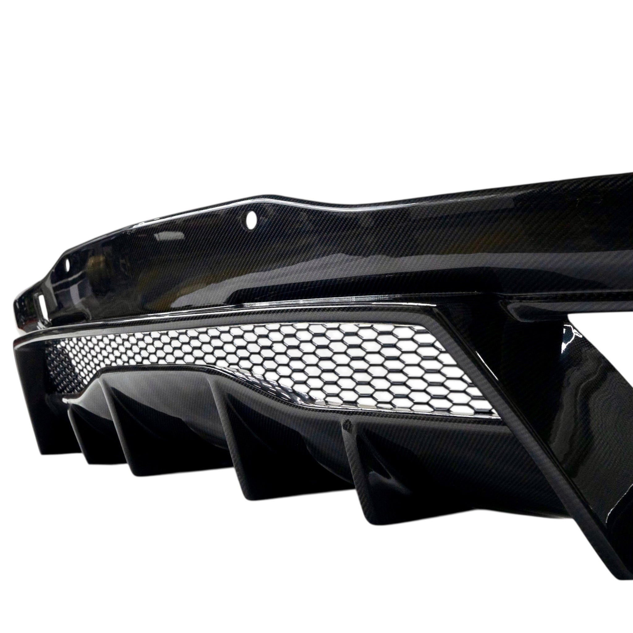 Pure Performance Race Diffuser Carbon Fiber for C8 Corvette Base / Z51 / E - ray - Gem Motorsports