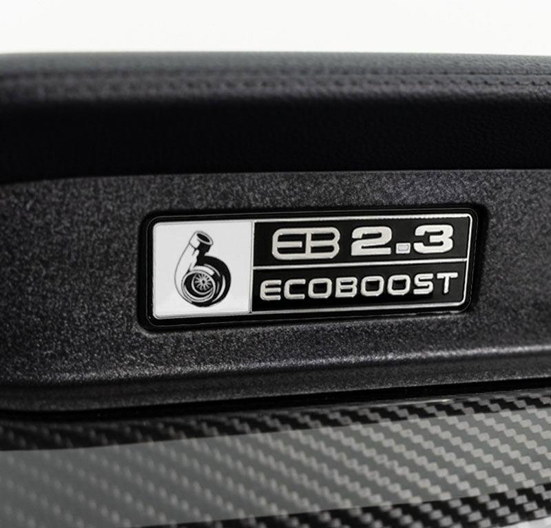 Ecoboost V2 logo Emblem for Dashboard S550 Mustang Ecoboost - Gem Motorsports