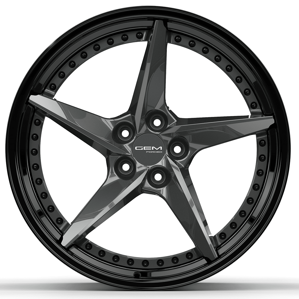 GEM D8E Forged 20X10 / 21x13 wheels for C8 Corvette E-RAY / Z06 / GRAND SPORT - Gem Motorsports