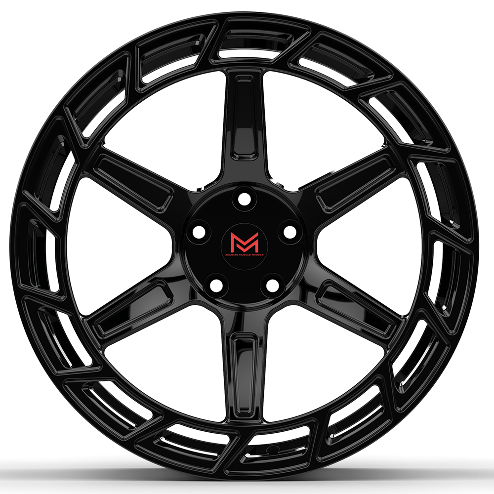 MM AX - 6 Forged wheels 19x10 / 19x11 for Ford Mustang GT, Dark Horse - Gem Motorsports