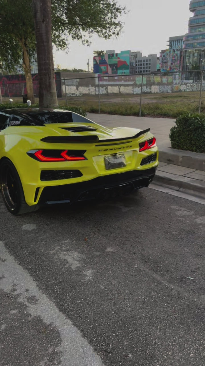 Pure Performance Z Titanium Exhaust for C8 Z06 / Remote Control Valves