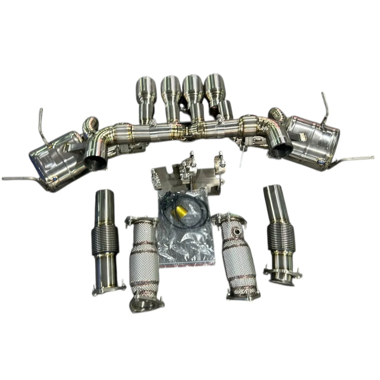 Pure Performance Z Titanium Exhaust for C8 Z06 / Factory Valves - Gem Motorsports