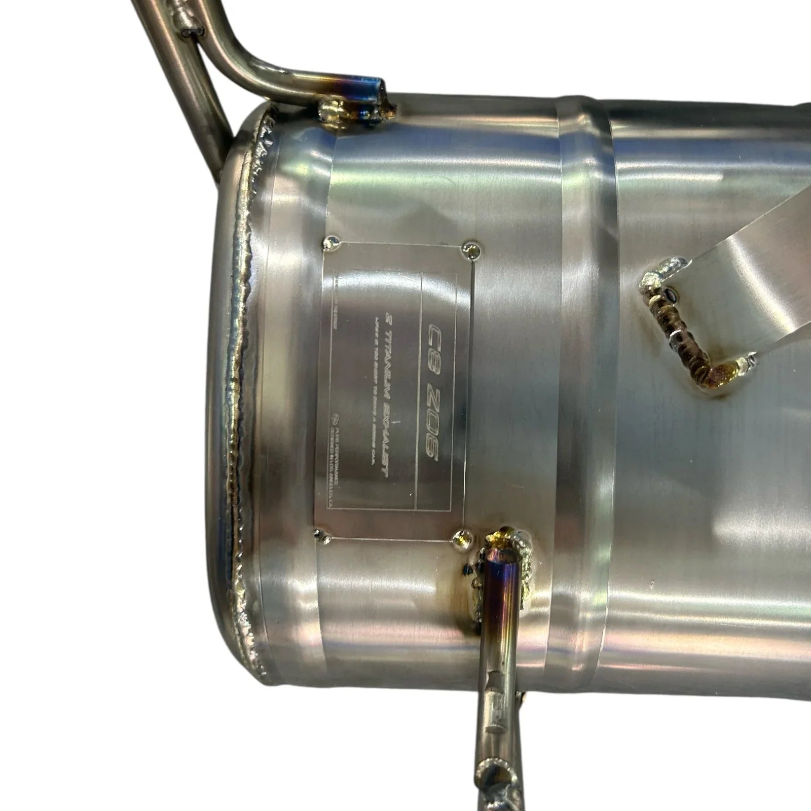 Pure Performance Z Titanium Exhaust for C8 Z06 / Factory Valves - Gem Motorsports