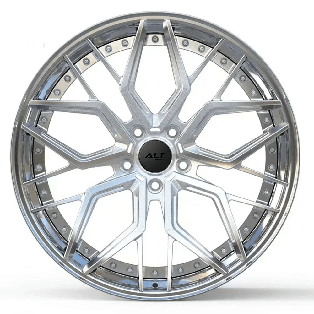 DL20 2-Piece Forged wheels 20x9 / 21x12 for C8 Corvette Z51 - Gem Motorsports