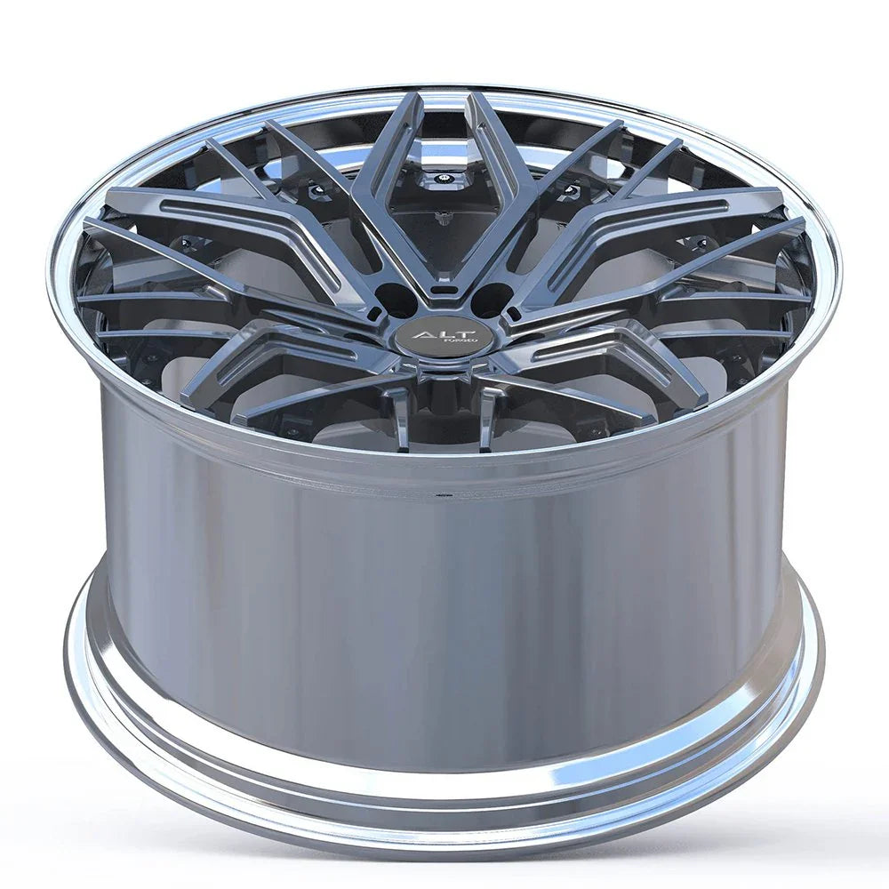 DL20 2-Piece Forged wheels 20x9 / 21x12 for C8 Corvette Z51 - Gem Motorsports