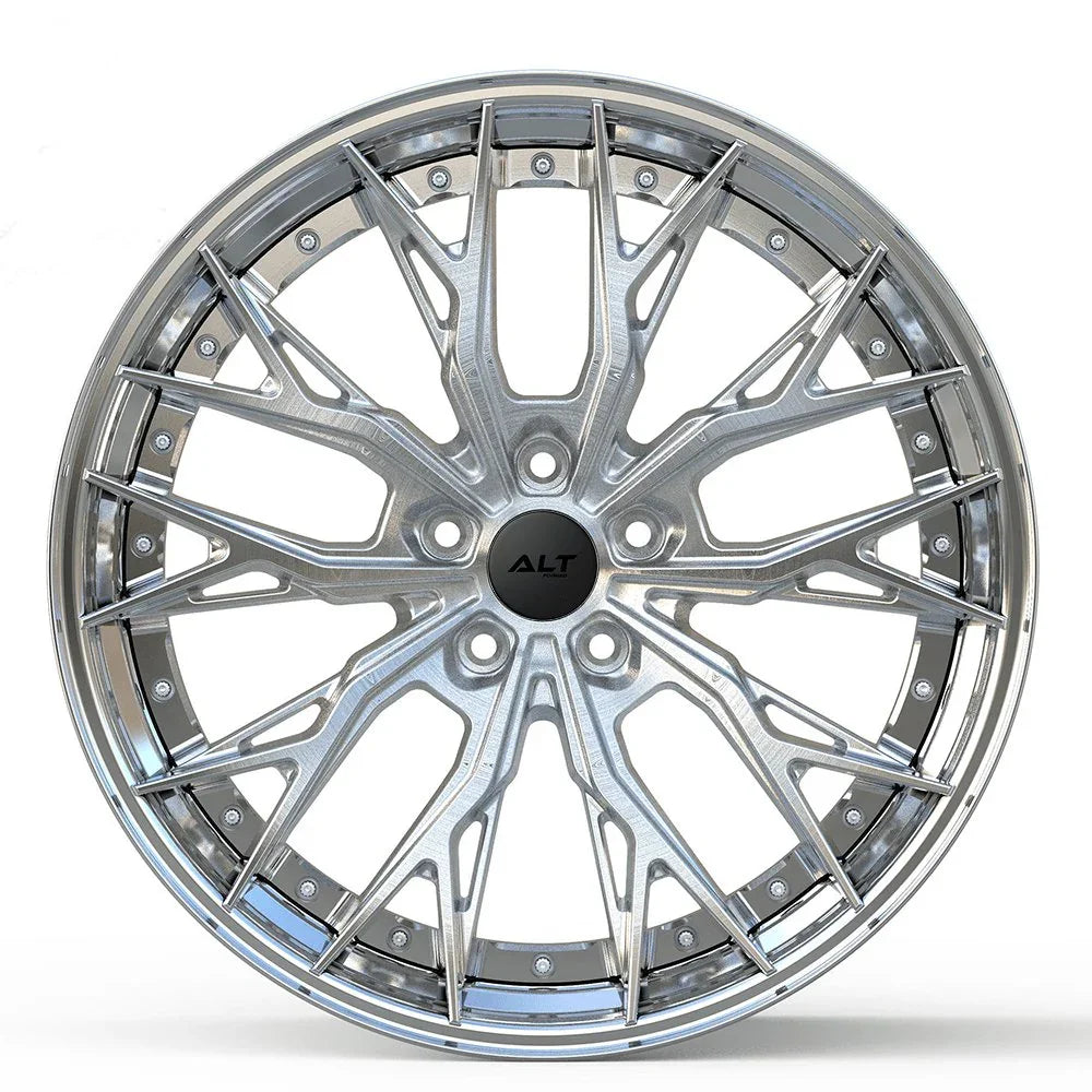 DL10 2-Piece Forged wheels 20x9 / 21x12 for C8 Corvette Z51 - Gem Motorsports