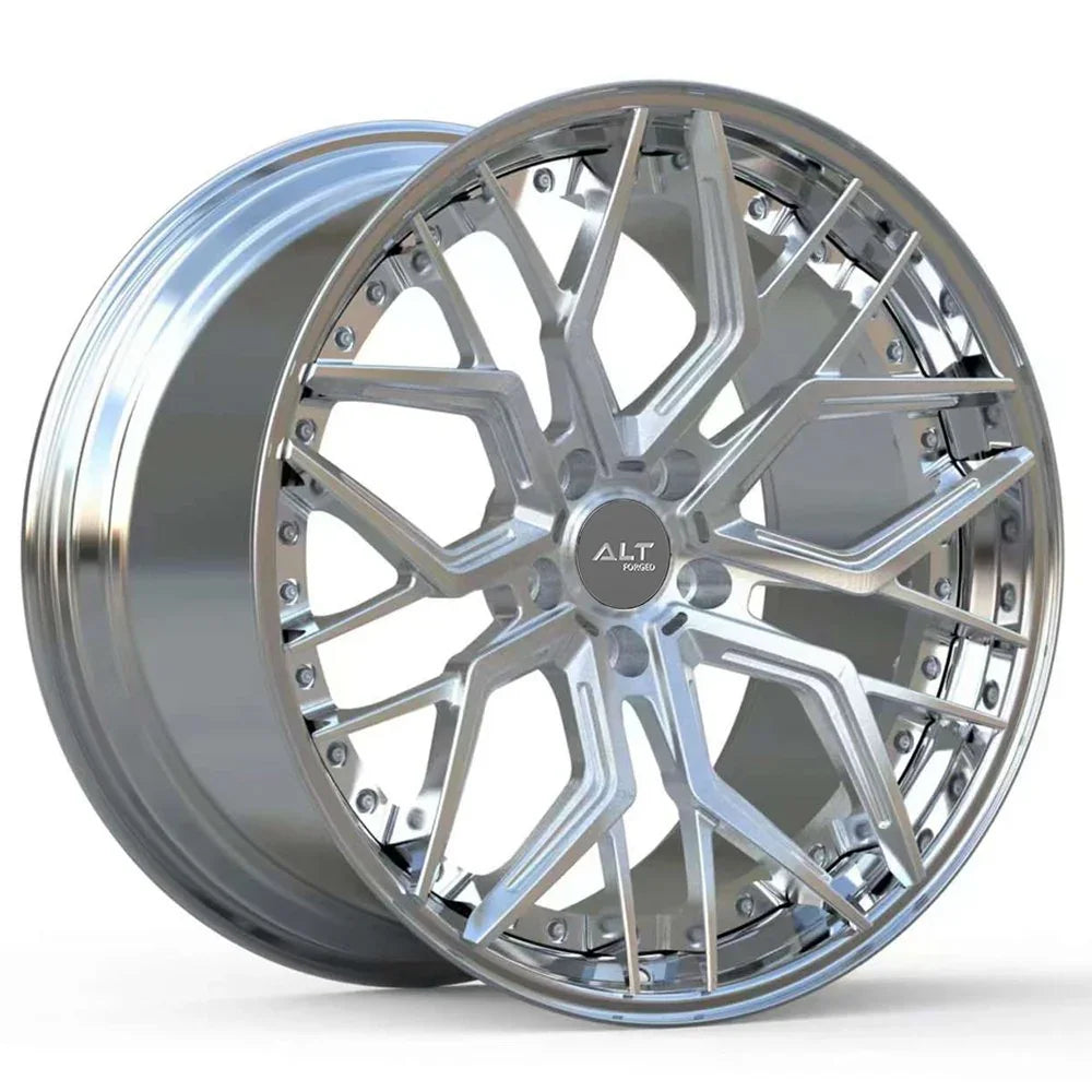 DL20 2-Piece Forged wheels 20x9 / 21x12 for C8 Corvette Z51 - Gem Motorsports