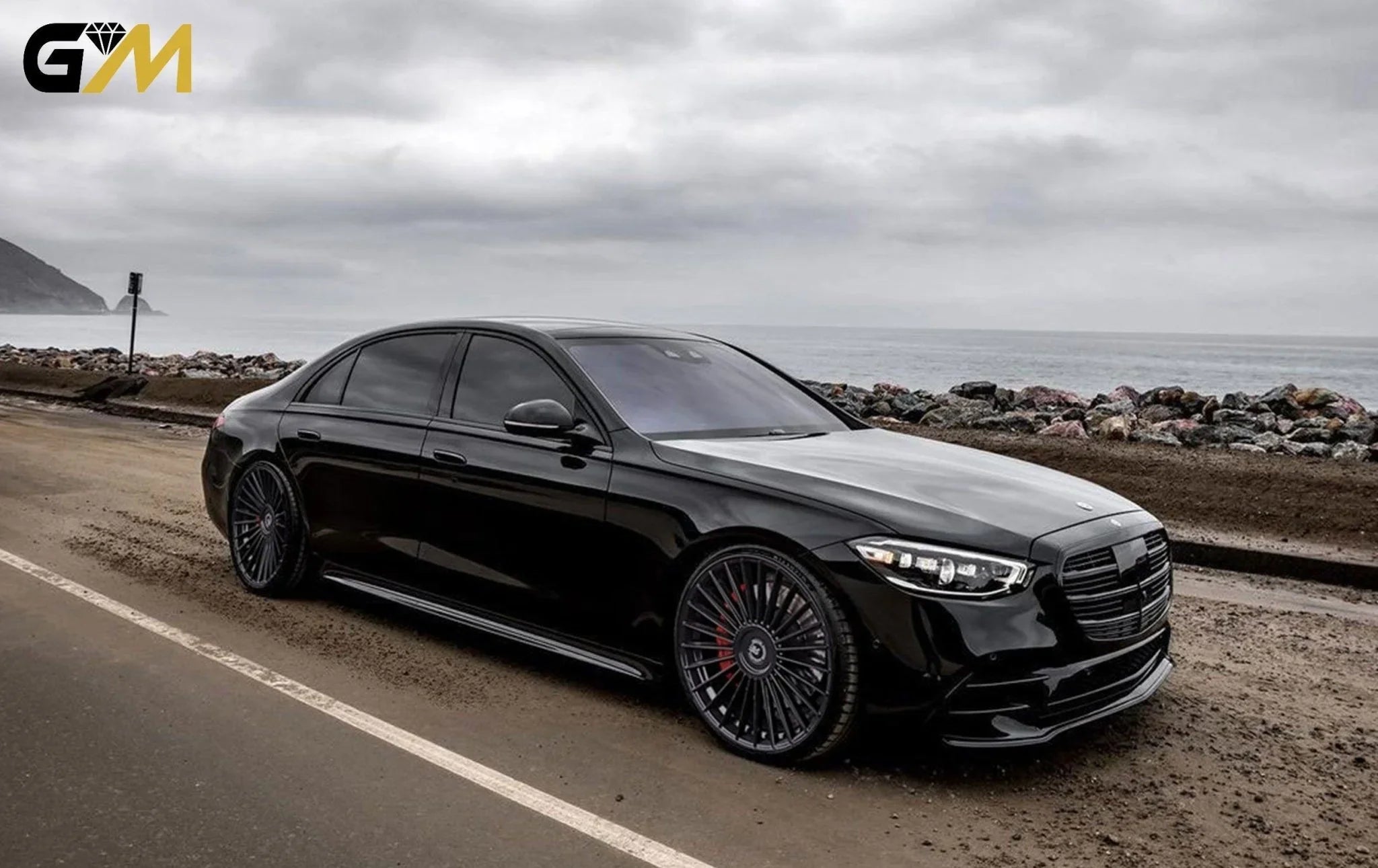 Roadforce RF22 22x9 / 22x10.5 Wheel & Tire Package for Mercedes S-class S560 S450 S550 - Gem Motorsports