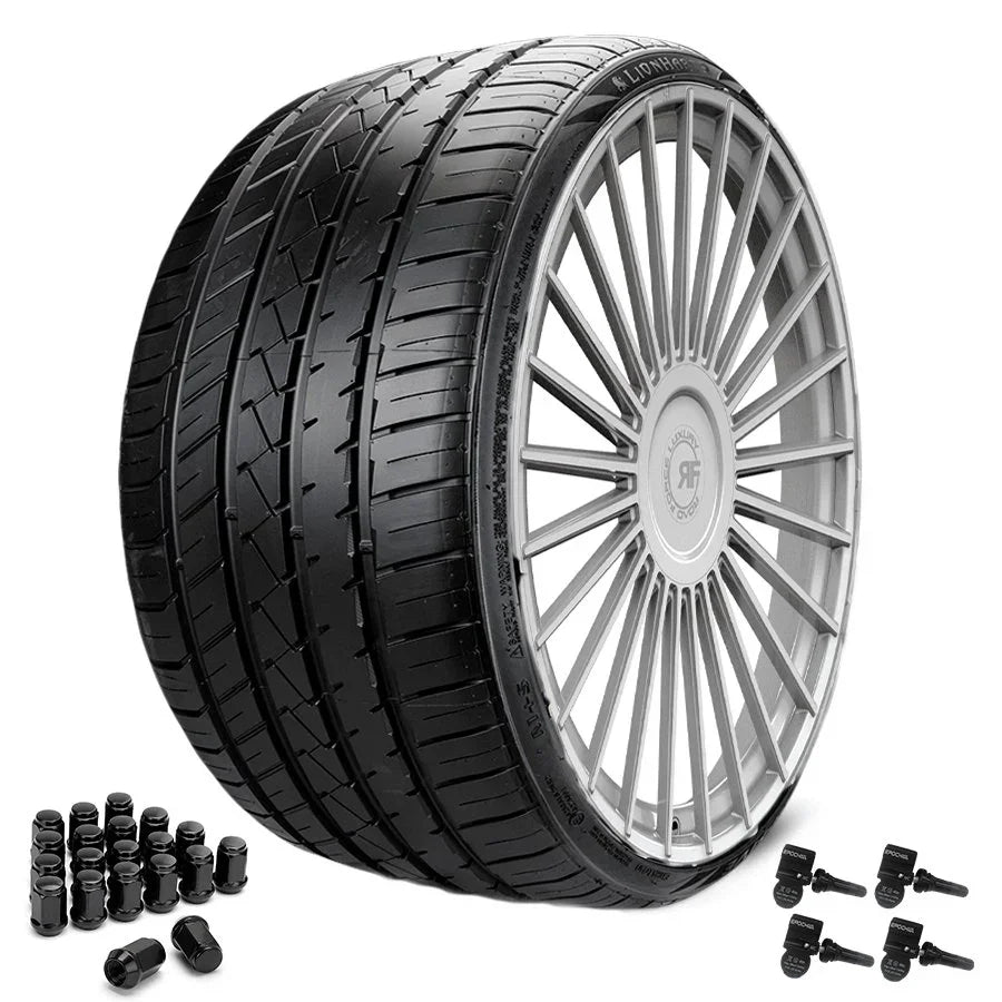 Roadforce RF22 22x9 / 22x10.5 Wheel & Tire Package for Mercedes Sclas