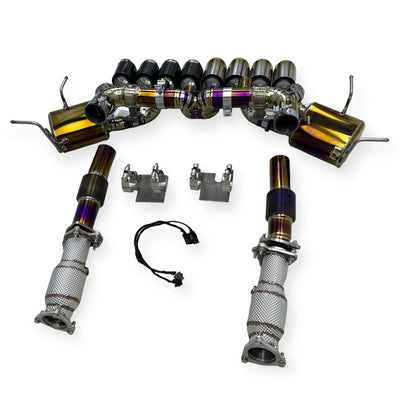 Pure Performance Z Titanium Exhaust for C8 Z06 / ZR1 / Factory Valves