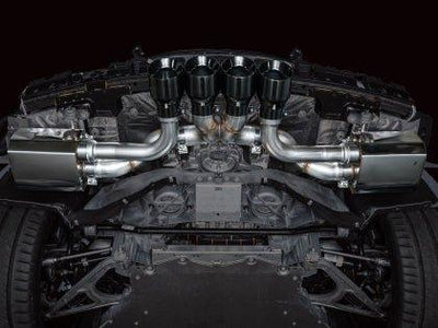 AWE 2023+ C8 Corvette Z06 SwitchPath Cat - Back Exhaust - Diamond Black Tips - Gem Motorsports