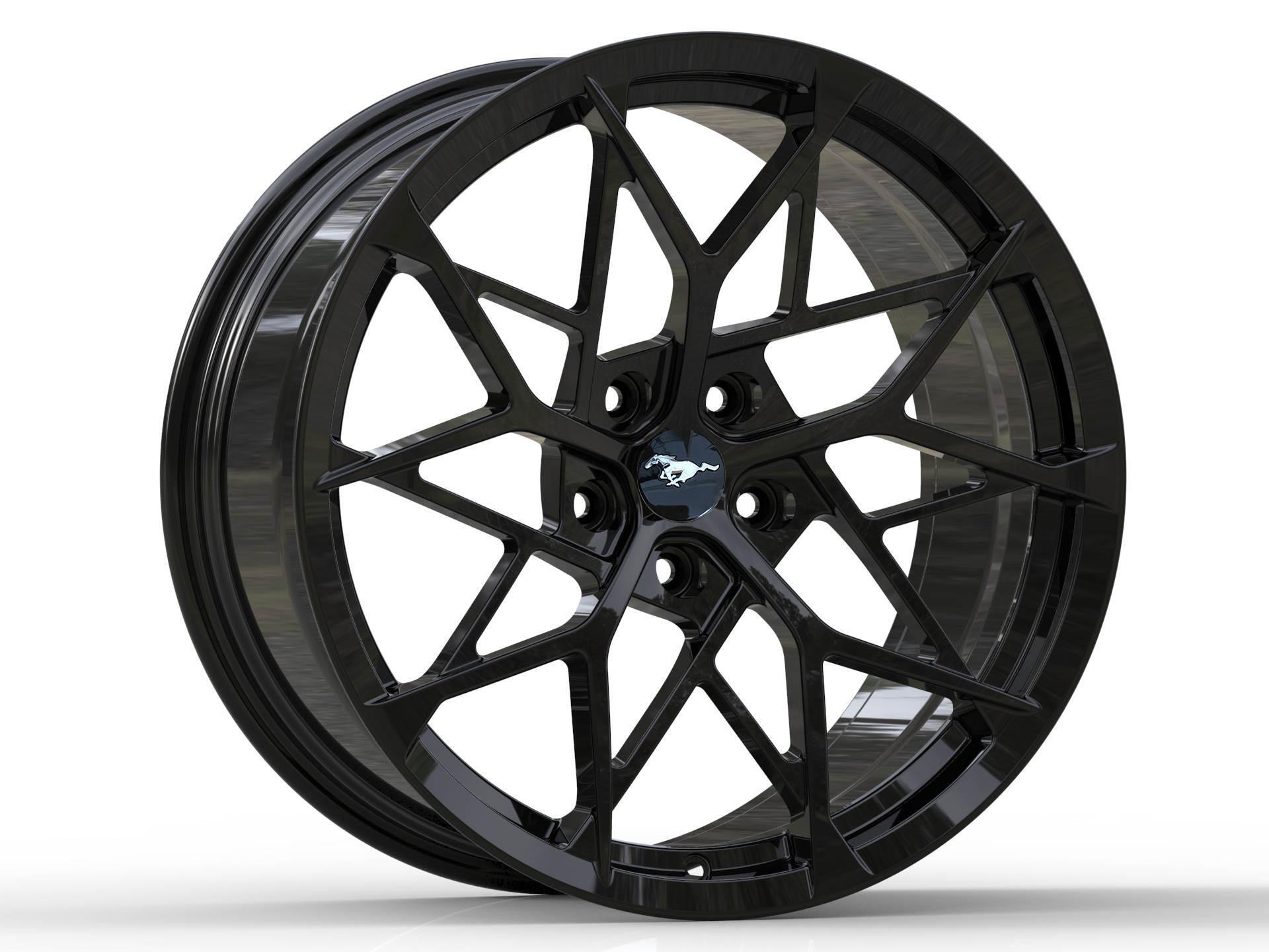 Forged Mach 1 Style wheels 19x10 / 19x11 for Ford Mustang GT, ECO, V6 - Gem Motorsports