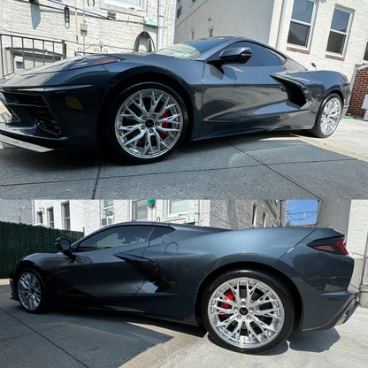 DL10 2 - Piece Forged wheels 19x8.5 / 20x11 for C8 Corvette Stingray / Z51 - Gem Motorsports