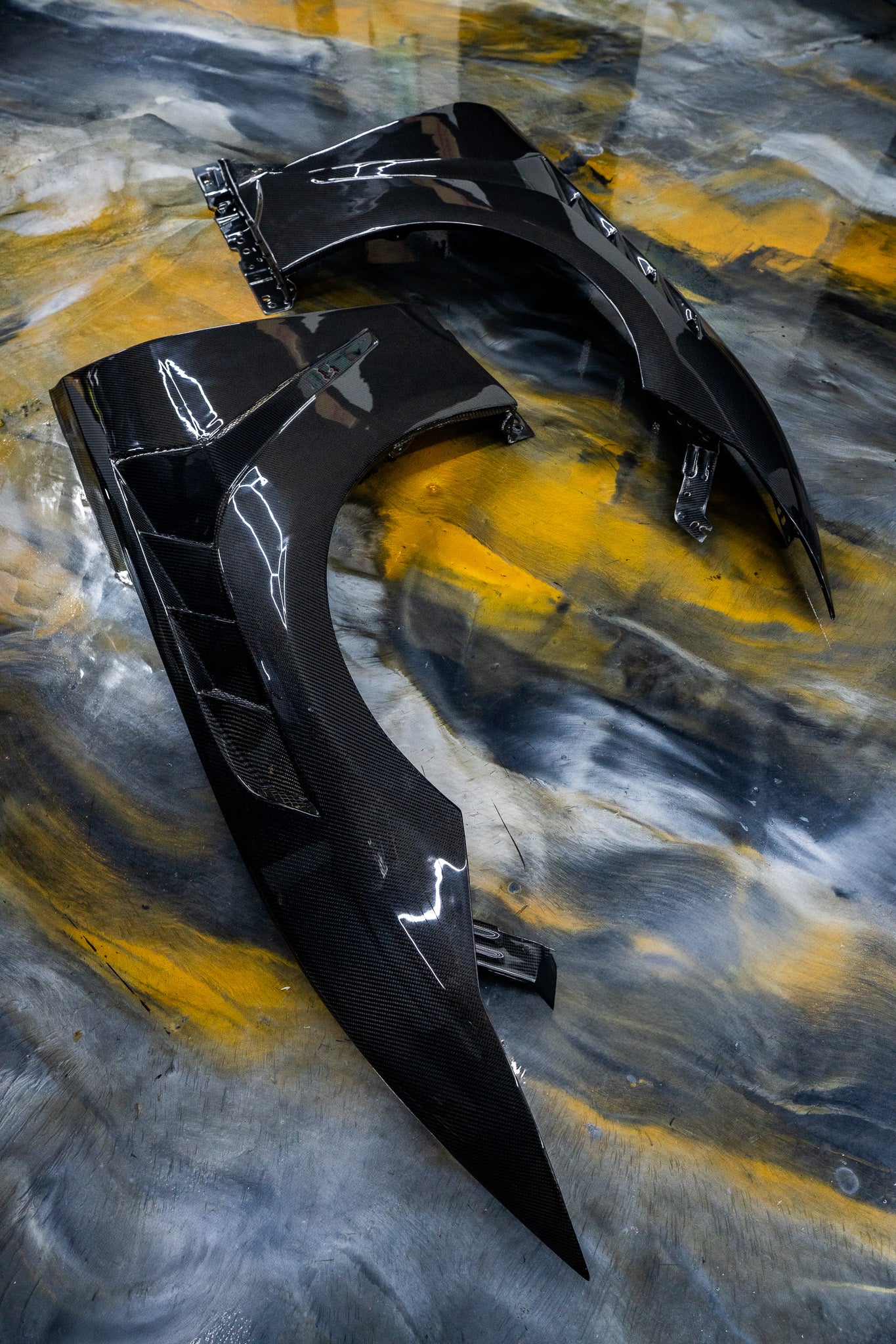 Pure Performance Carbon Fiber GTD Style Fenders for Mustang GT / Dark horse S650 - Gem Motorsports