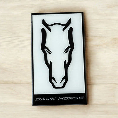 Grill Badge or Decklid Dark Horse logo Emblem S650 Mustang GT S650 - Gem Motorsports