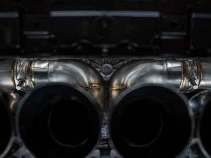 AWE 2023+ C8 Corvette Z06 SwitchPath Cat - Back Exhaust - Diamond Black Tips - Gem Motorsports
